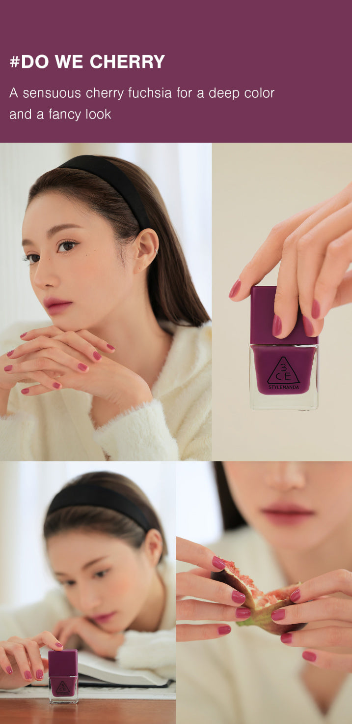 DEW NAIL COLOR #DO WE CHERRY - 3CE